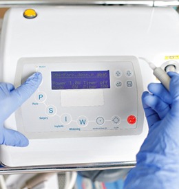 preparing dental laser