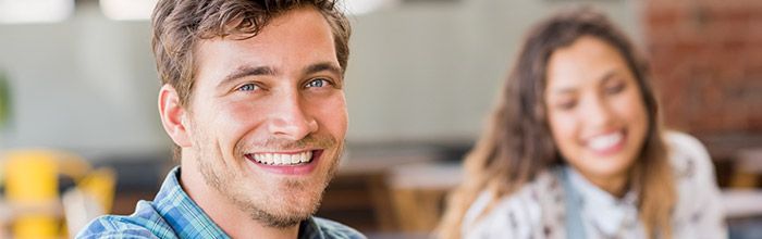 Man with healthy smile