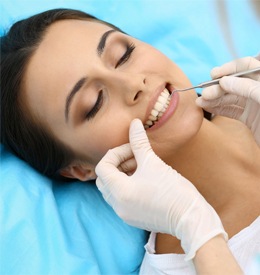 woman with healthy smile